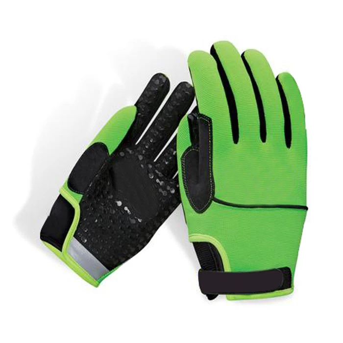 Personalized Customized Wholesale  Price Top Quality Leather Mechanic Gloves For Hot Sale