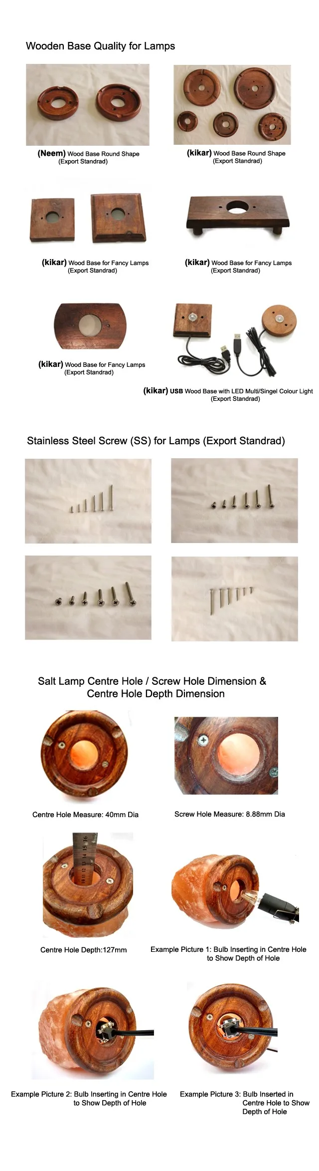 Настраиваемая Гималайская солевая лампа из натуральной резной оранжевой утки с деревянной основой