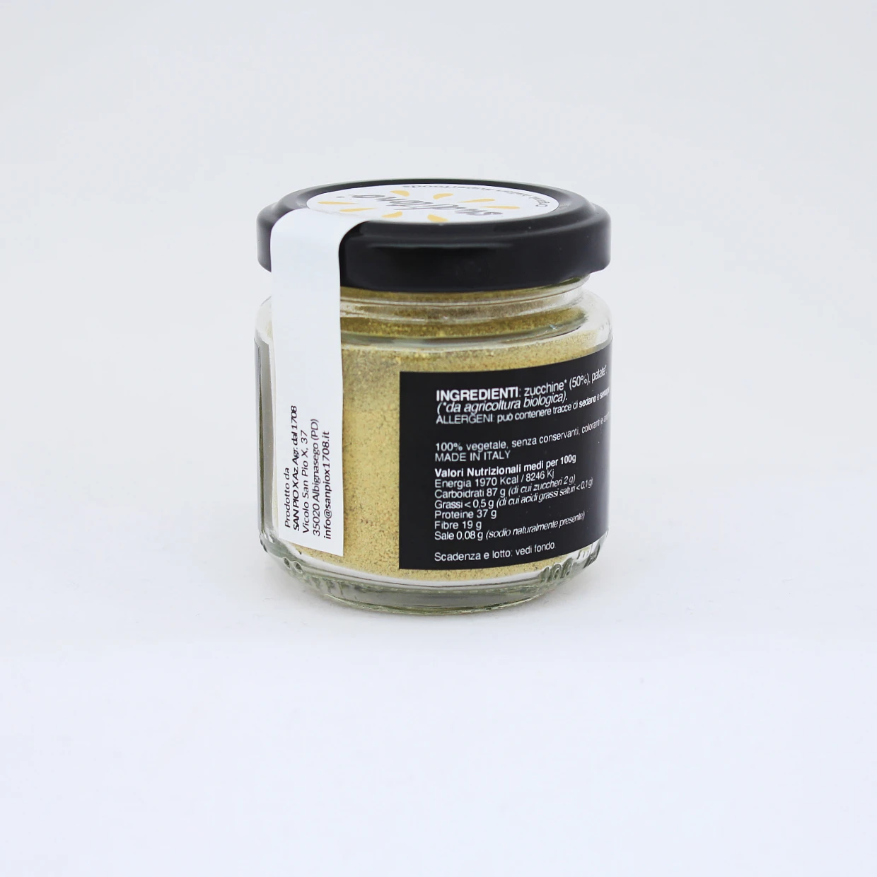 Organic instant soup in powder SETOSA ZUCCHINI dry vegetables