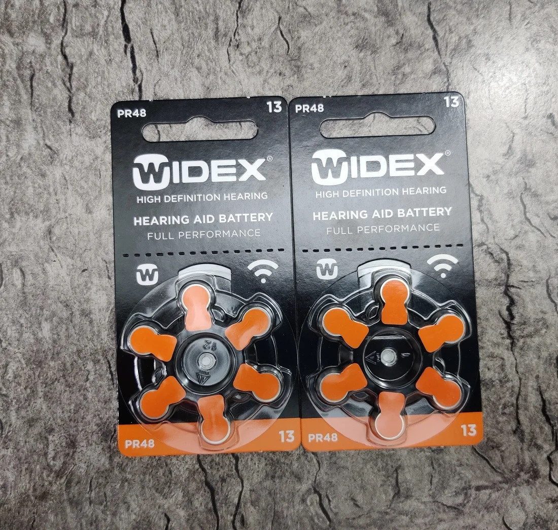 Wholesale high quality  Widex hearing aid battery Size 13 mercury free zinc air