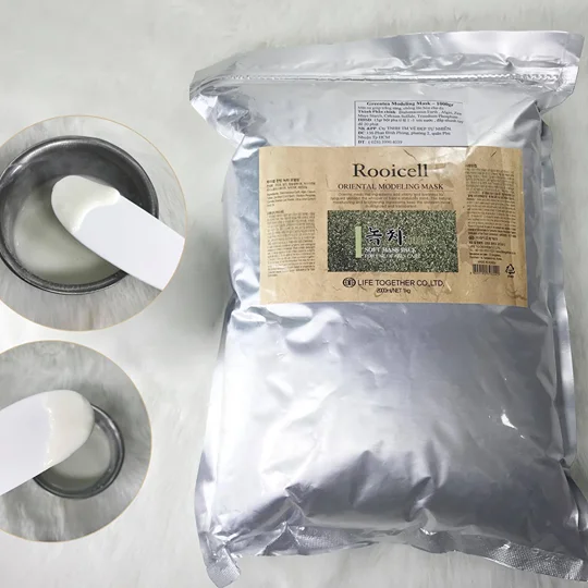 ISO GMP Korean Cosmetics best natural nourishing moisturizing skin damage recovering Eucalyptus facial modelling mask 1kg