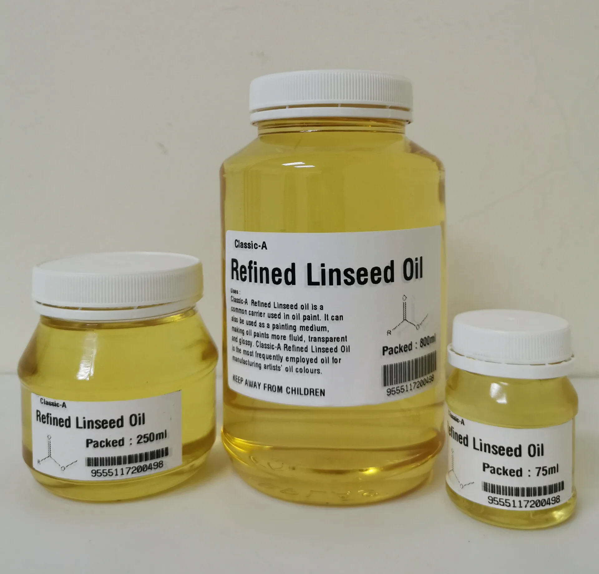 100% Pure Organic linseed Oil ( Cold Pressed)