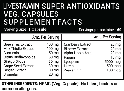 Antioxidants Capsules lycopene Alpha Lipoic Acid With Citrus Bioflavonoids Herbal Extract Supplement Private Label GMP ISO