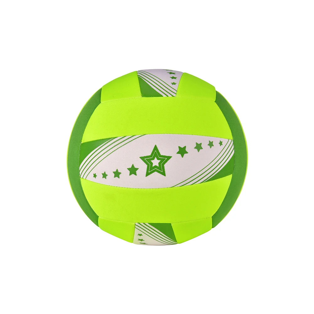 Eco-friendly manufacturer machine stitched pvc volleyball size 5 beach volleyball
