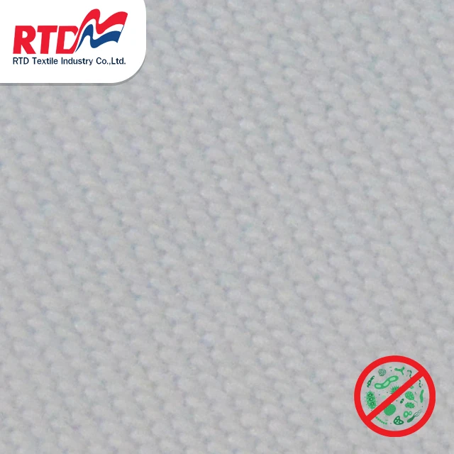RTD Microbrand Fabric 100% Polyester For Uniform Or Medical Textile - White WD1294