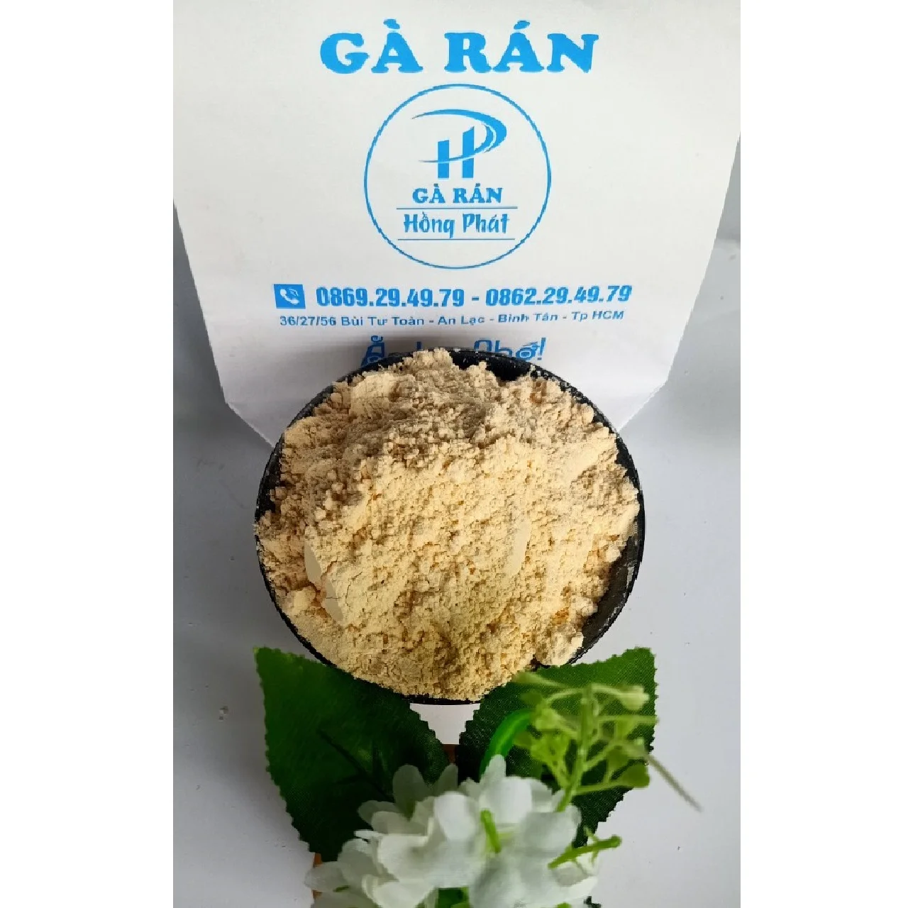 
Flour Mixed Seasoning Spicy Fried Chicken Powder Light Yellow Garlic Flavor 