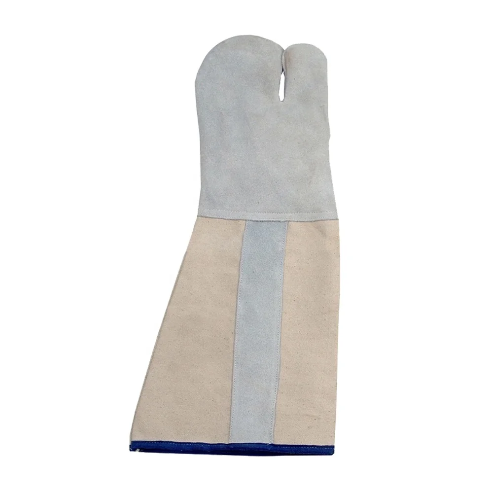 Leather Welding Mitt Gloves Cowhide Split Leather A/AB Grade Mitten Gloves