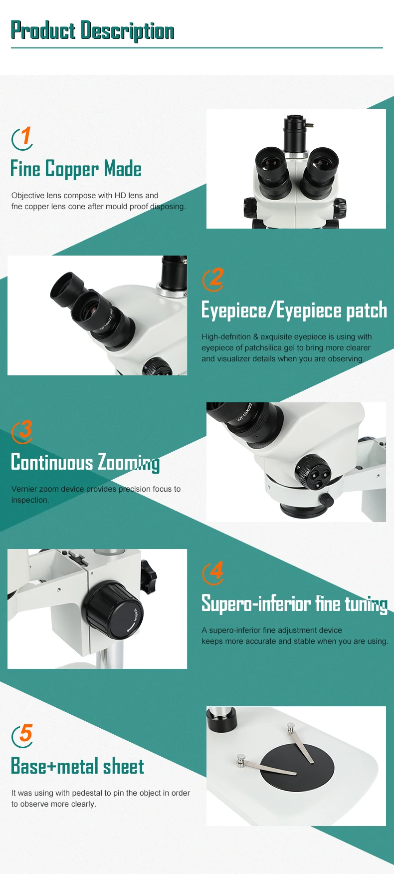 Dragon RL-M3T 7X-50X Simul Focal Trinocular Zoom Stereo Microscope For PCB Soldering Repair Mikroskop