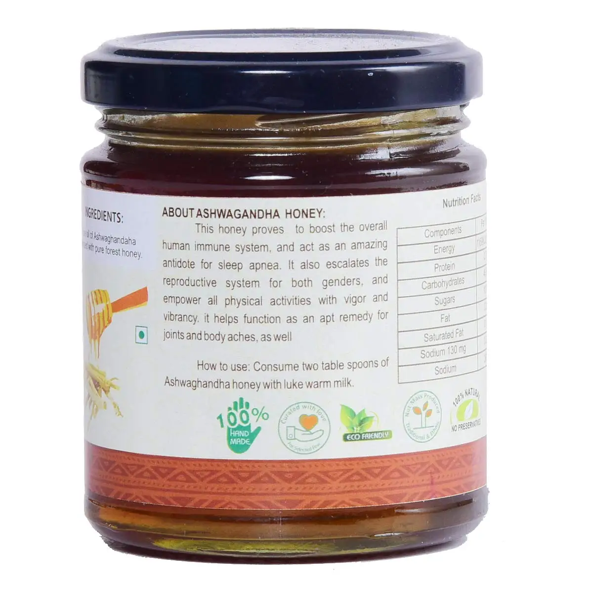 100% Natural Honey Food of Bees Ashwagandha Honey For Joint Aches and Boosts Human System at Best Price from India