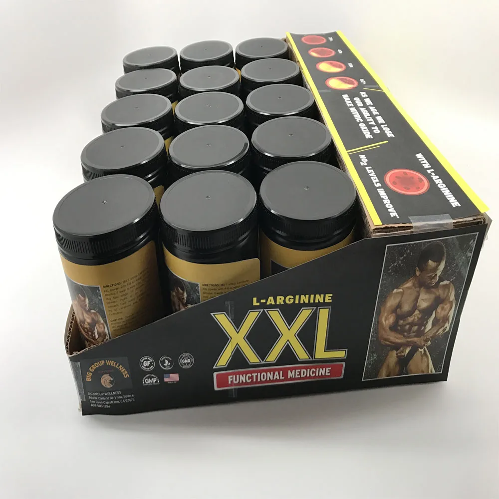 Larginine XXL Случаи 16 L-аргинин 13.oz высокая производительность для улучшения мышц сердца