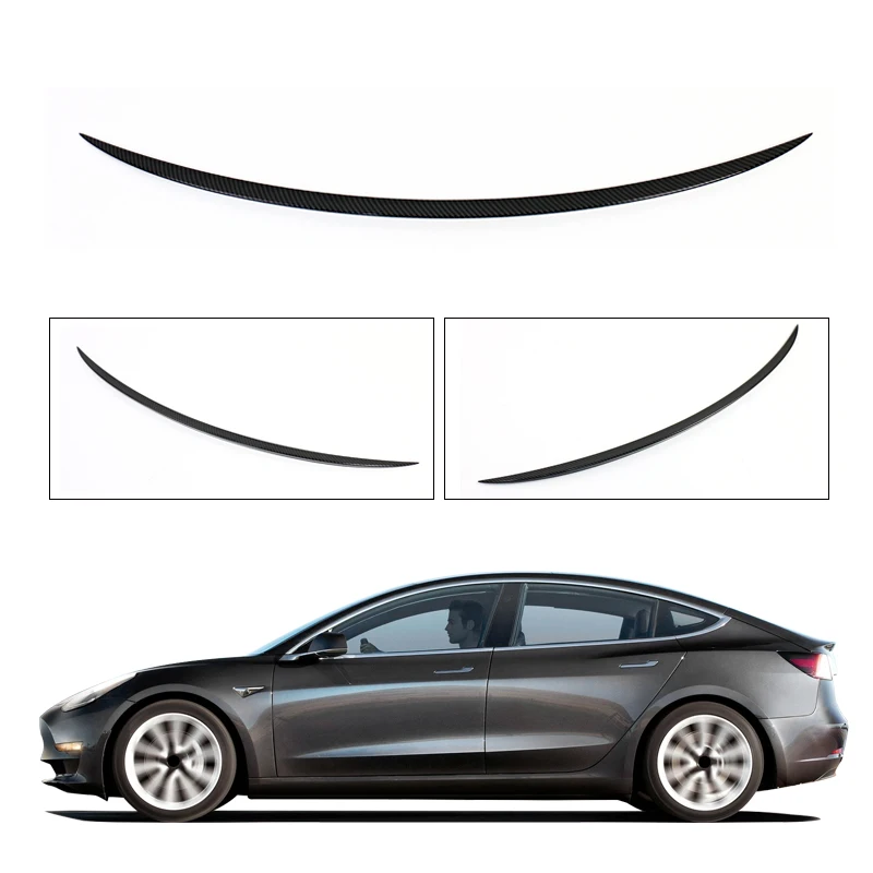  Водонепроницаемый задний спойлер из АБС-пластика для крыла Tesla Model 3
