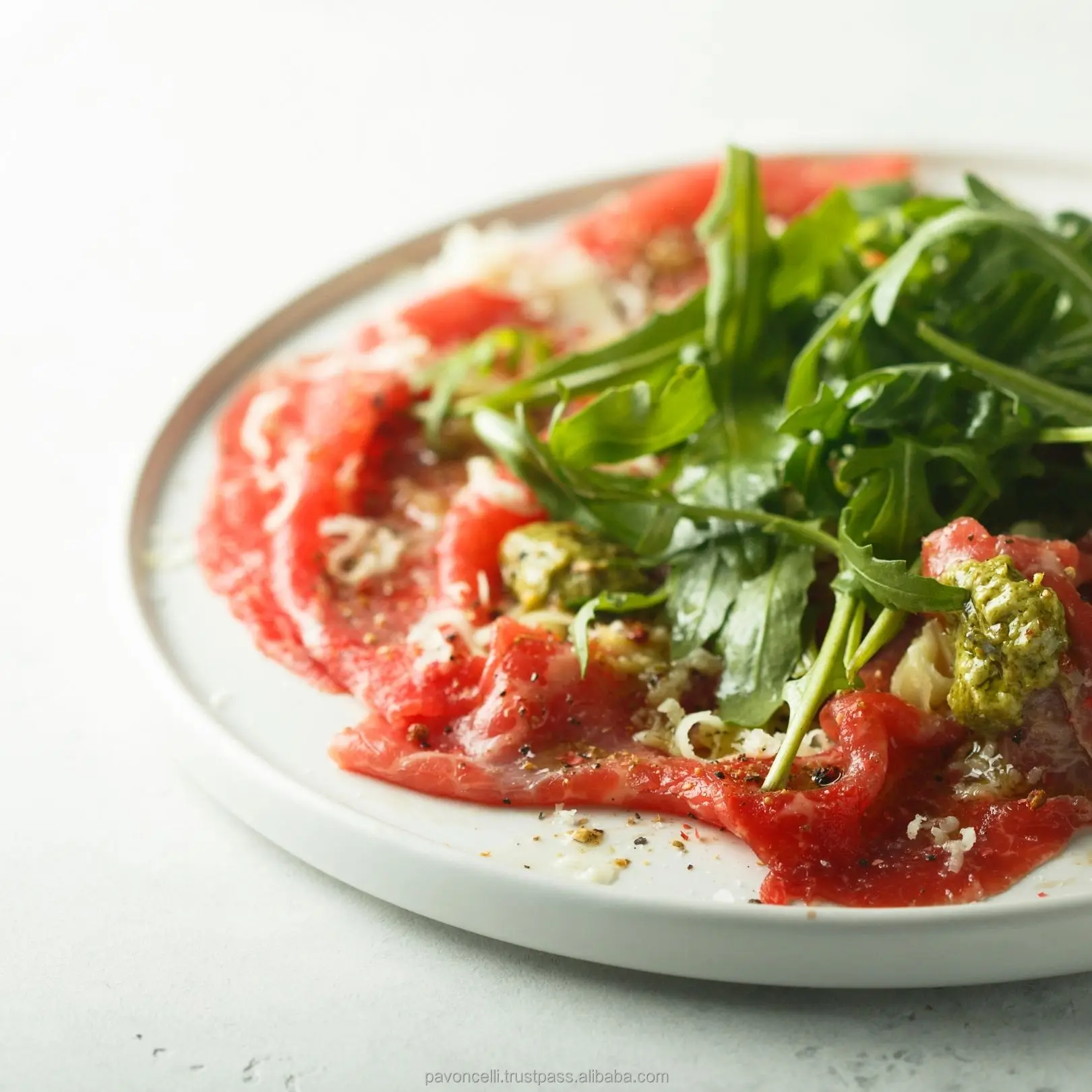 ITALIAN TOP QUALITY MARINATED CURED BEEF TOPSIDE |  | premium gluten free beef meat | beef meat Italy supplier