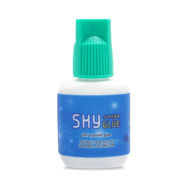 Sky Glue S+ Type lash Glue 10ml Fast Dry Long Lasting Premade Fans Individual Eyelash Extension Sky Glue Adhesive Made in Korea