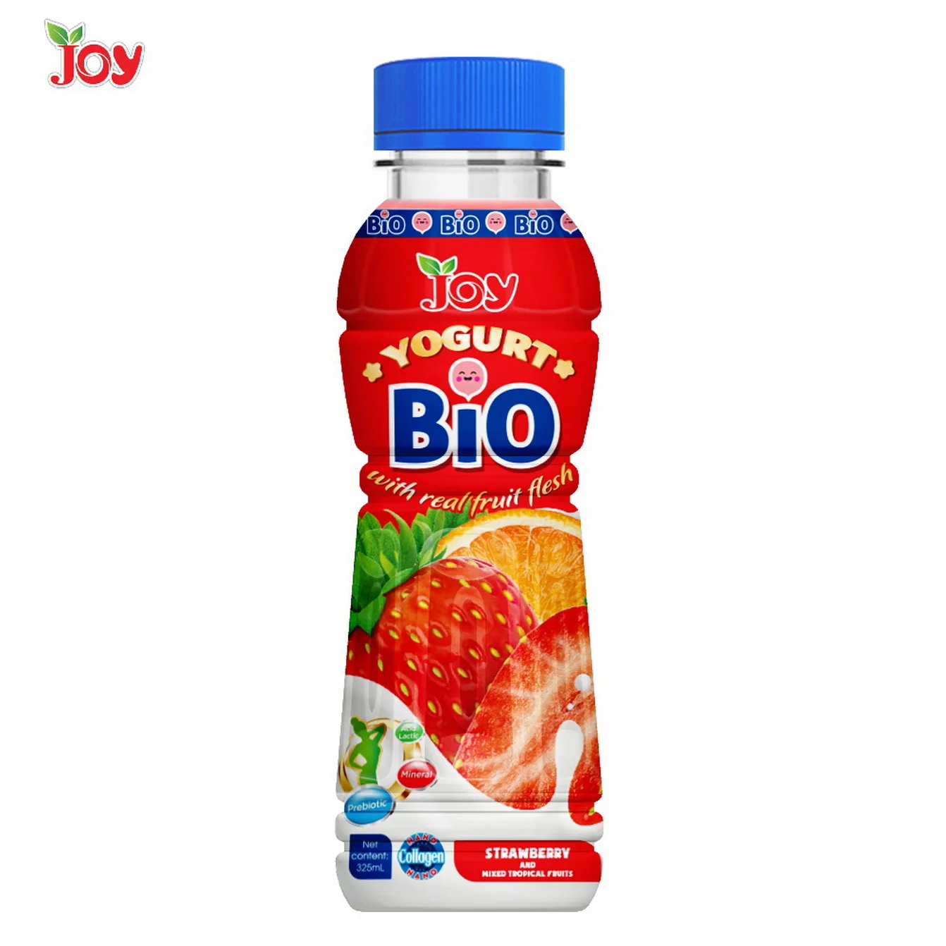 250ml Box BIO Yogurt Prebiotic with Melon & Mixed Tropical Fruit Manufacturers