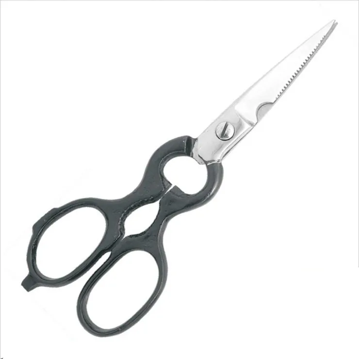 New Tailoring Scissors Black Handle Sewing Shears Stainless Steel Factory Scissors Multi-Use Scissors