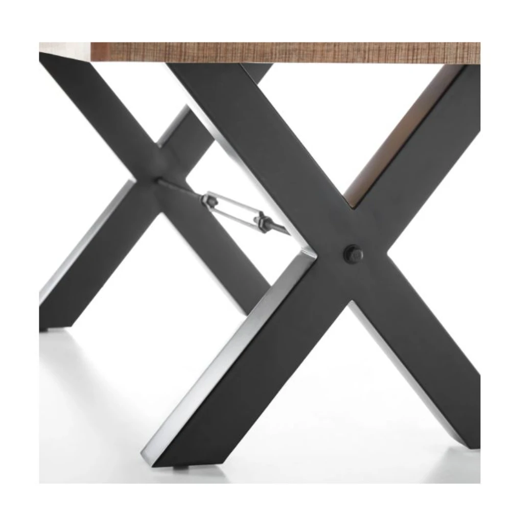 Обеденные столы в новом стиле базовая мебель из массива дерева и металла для столовой