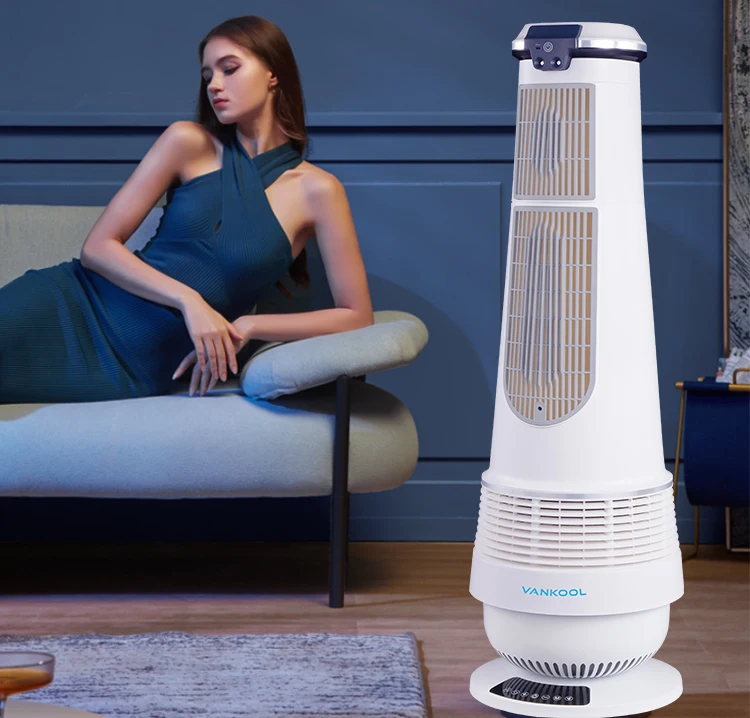 smartleafless pedestal cooling fans portable tower mist fan bladeless electric air cooler air purifier Fan
