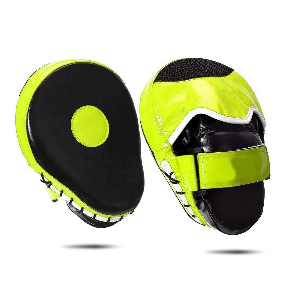 2022 Wholesale Boxing Hand Target Kick Pad Kit Karate Training Mitt Focus Punch Pads Sparring PU Leather Kick Boxing Focus Pads