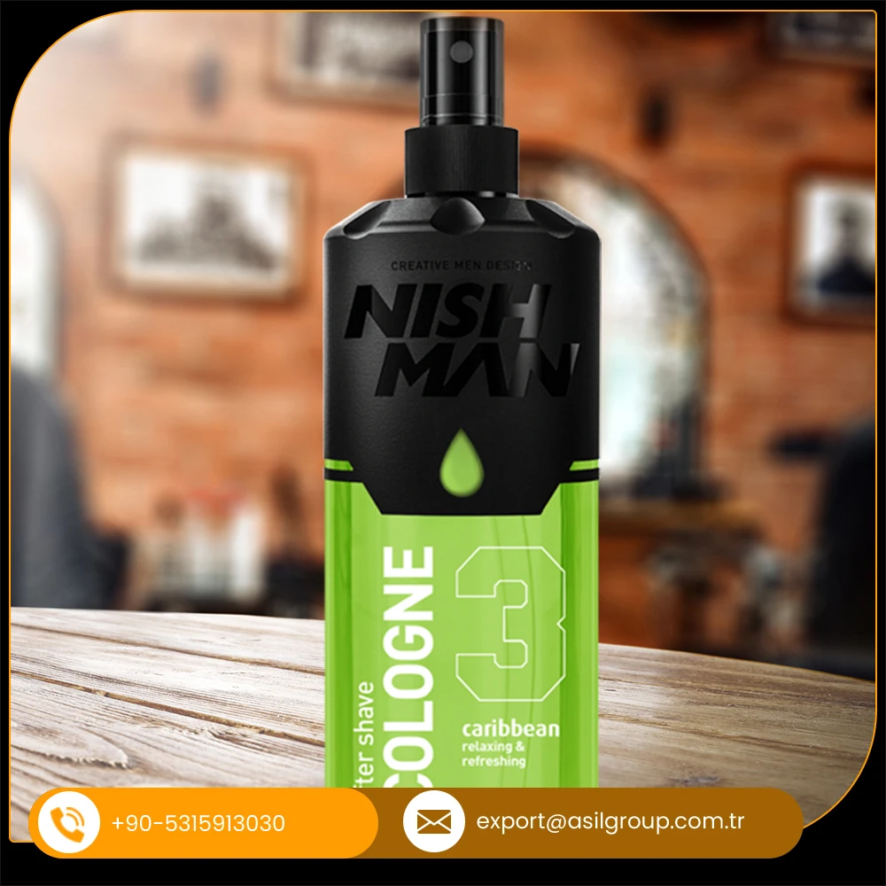 Supermarket Large Stock Selling Of Nishman After Shave Cologne Caribbean 03 At 400ml Attractive Bottles In Budget Price