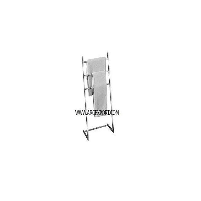 Silver Color Stainless Steel Towel Stand Bathroom And Kitchen Accessories Clothes And Towels Hanging Stand Supplies