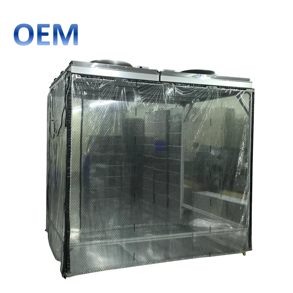 Soft wall clean room with laminar flow Laboratory Class 100 PVC curtain clean booth