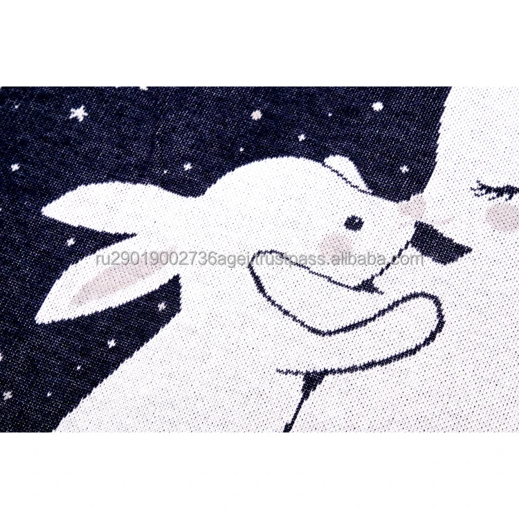 Quality knit cover blanket for autumn/winter traditional folk crafts of Orenburg manufacturer prices down knitwear