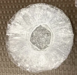 Waterproof Salon Hair Dry Processing Cap Custom PE Plastic Transparent Hair Cover Disposable Shower Cap