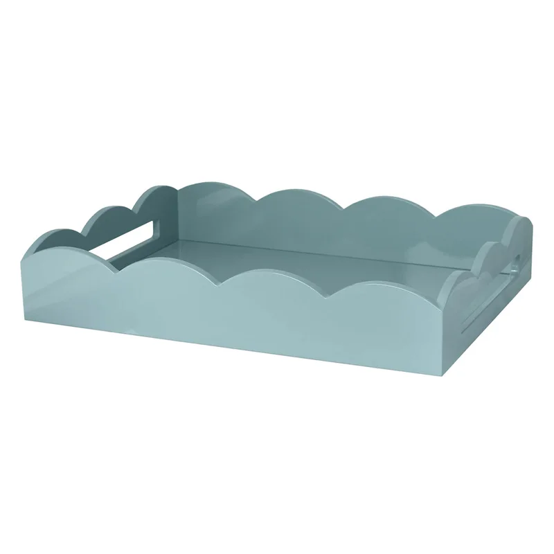 Лидер продаж лаковый сервировочный поднос из Вьетнама индивидуальная роспись ручной работы оптовая продажа