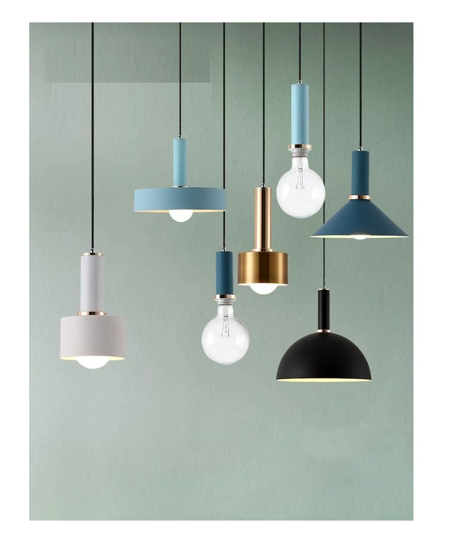 Set of 3 Antique Plated Light Led Ceiling Chandelier Modern Lamp Pendant Lighting Hanging metal 2021 Design Lamp