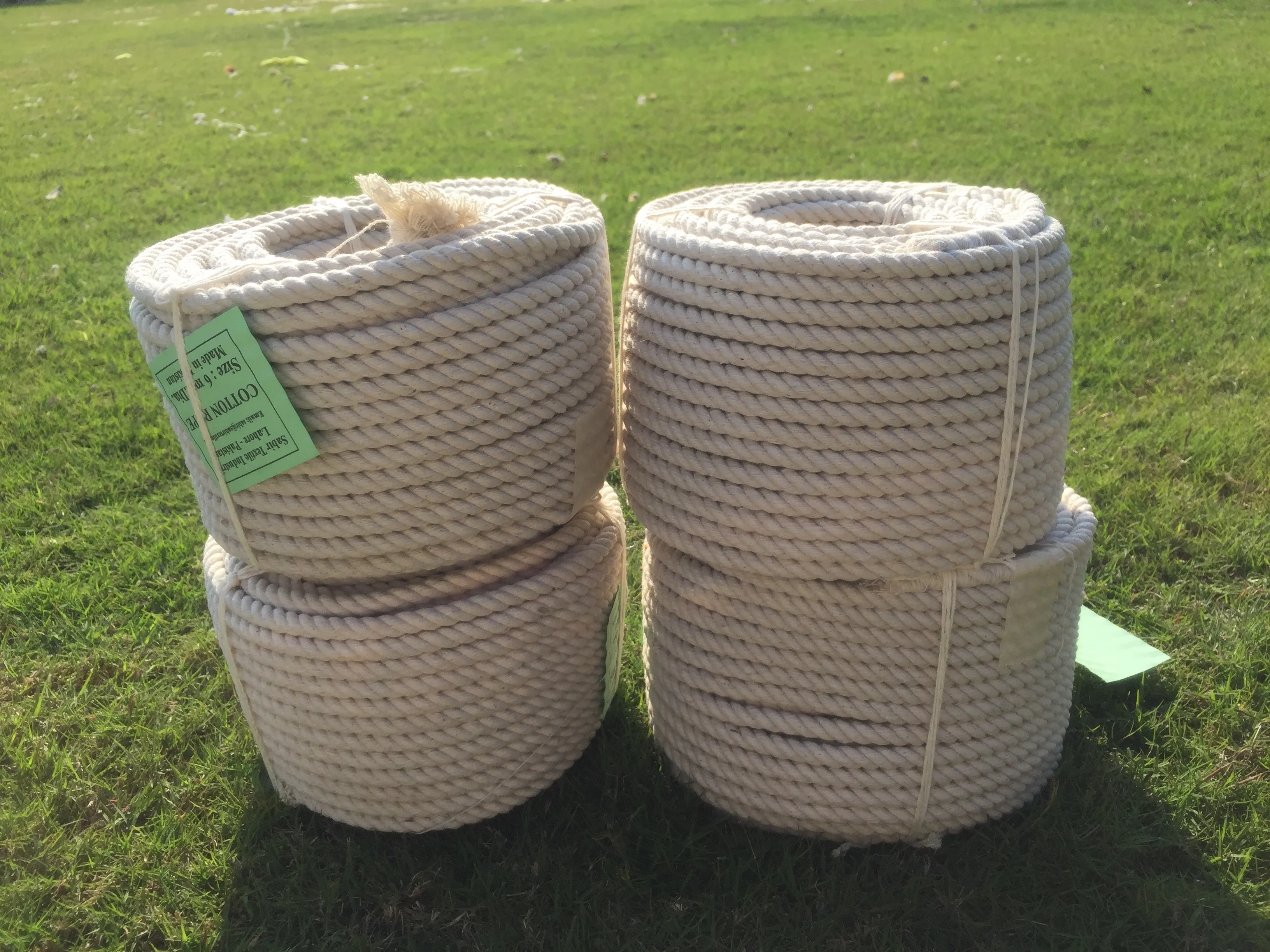 Скрученный хлопчатобумажный Канат диаметром 20 мм