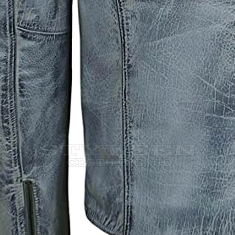 Fashion garments latest design casual leather motorcycle jackets for men