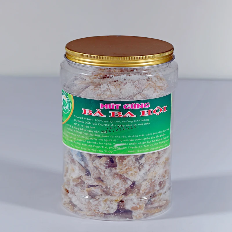 
Vietnam new ginger jam with sugar/ crystallized ginger/dry ginger with Top Quality 
