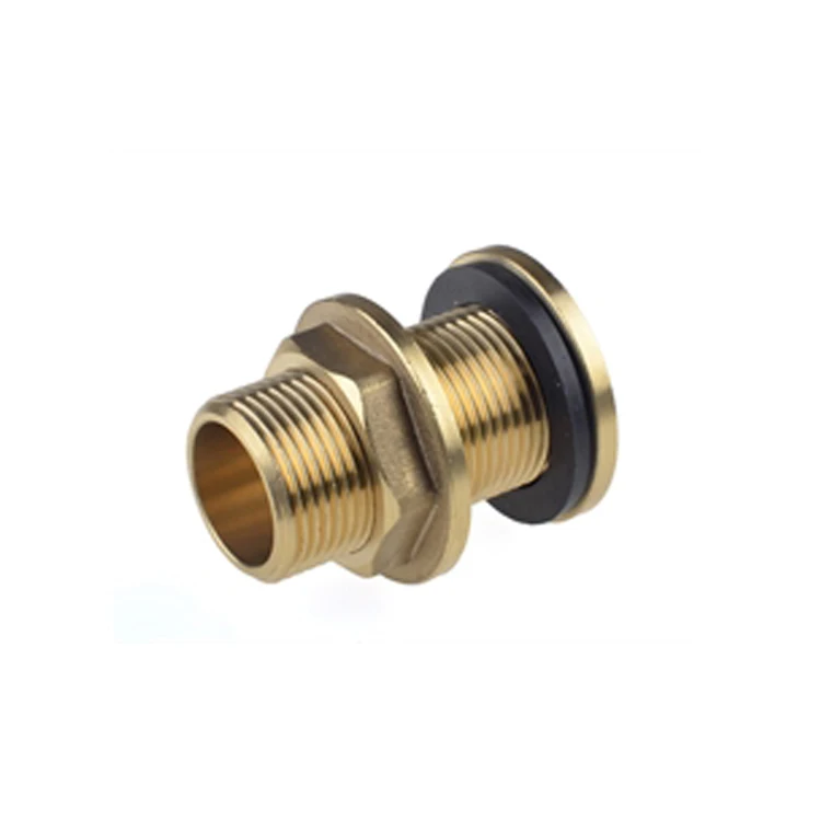 Premium Quality Standard Smooth Threading Brass Flange Water Tank Connectors