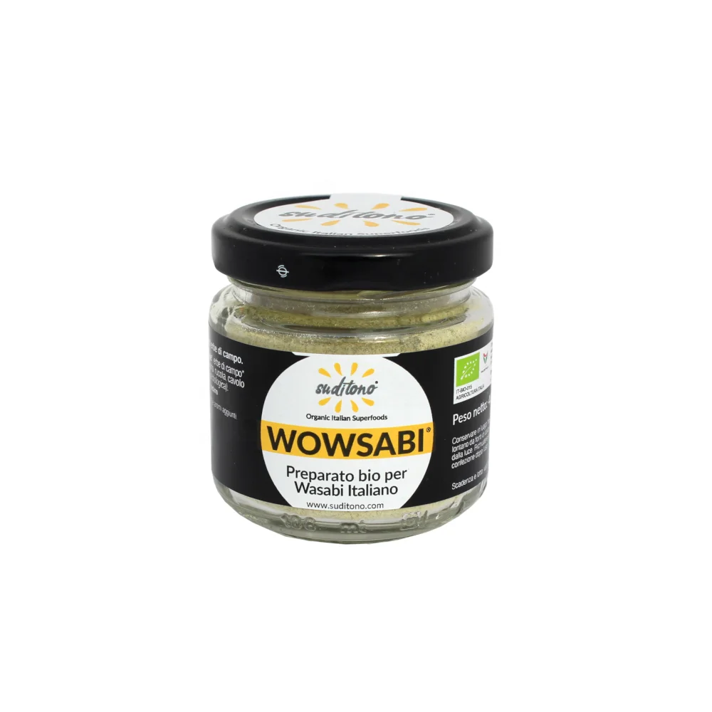 Stock 30 pcs - Organic wasabi product WOWSABI horseradish mustard herbs wasabi powder sauce