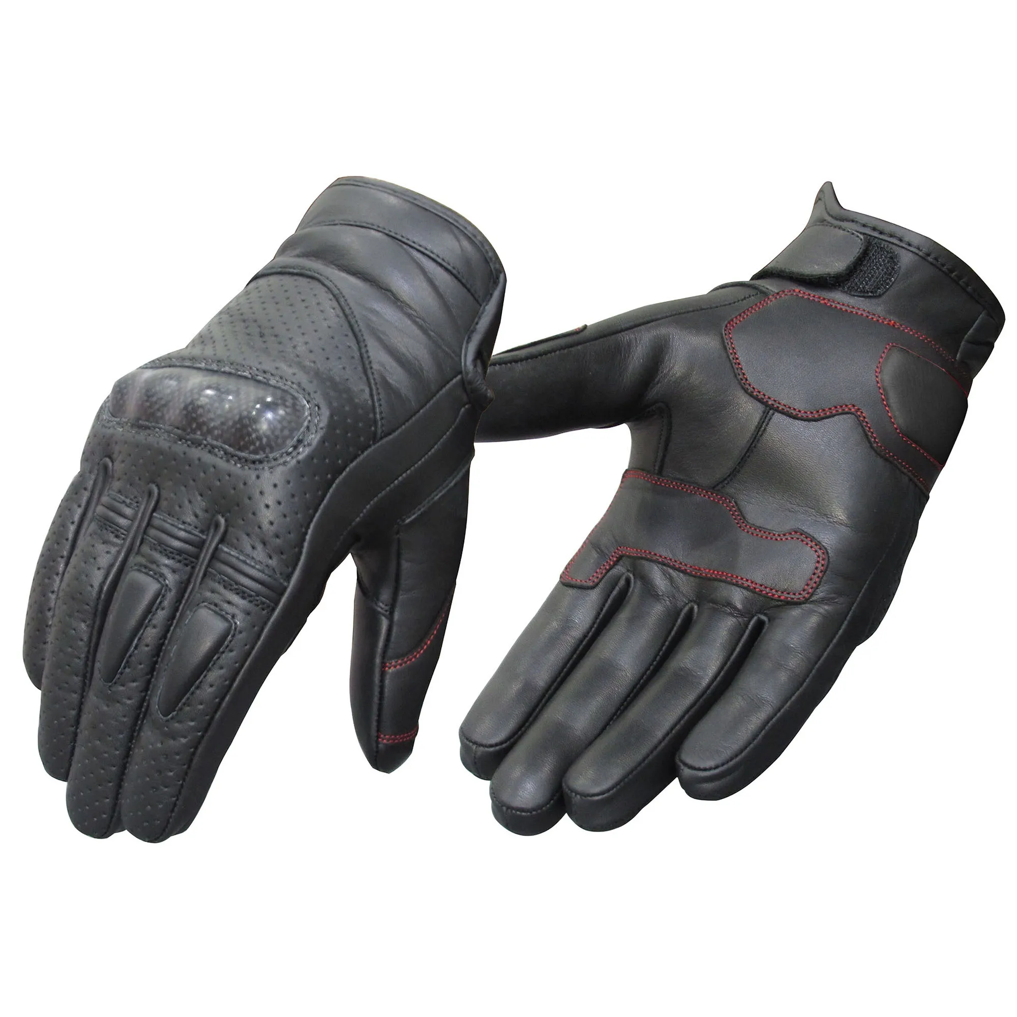 Custom leather super fabric motorbike high quality racing gloves
