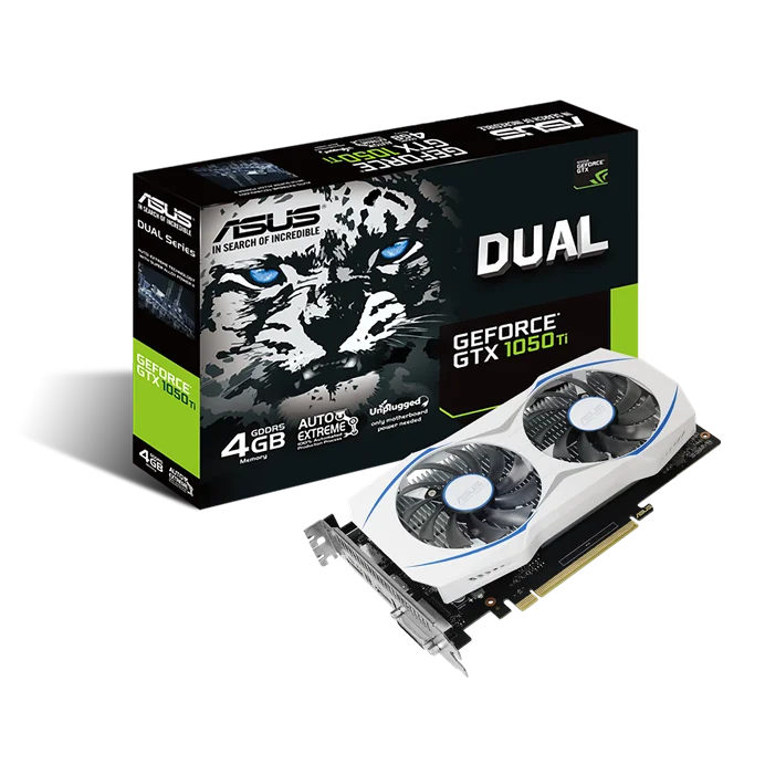 
Совершенно новые видеокарты с двойным вентилятором охлаждения Ge-force 1050 Ti 4 Гб 