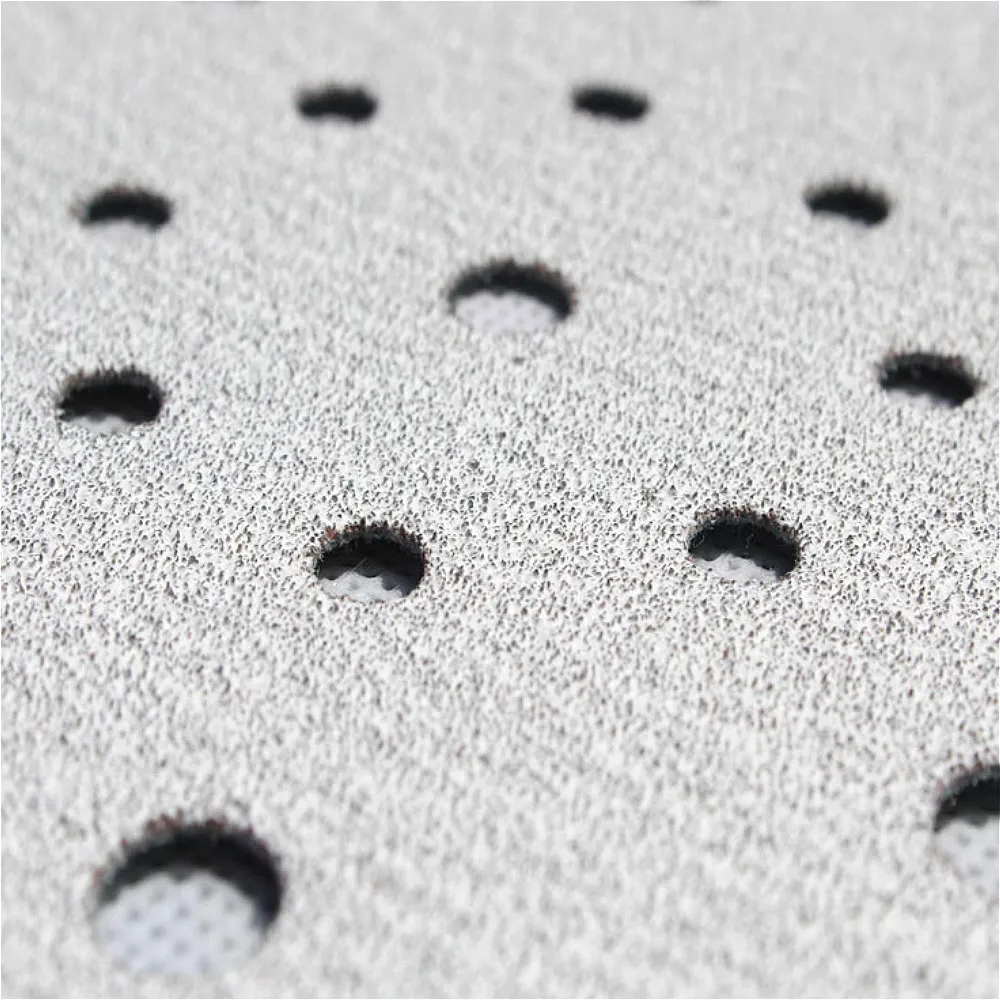 China manufacture konaflex-platinum white  6inch(150mm)with 17 dust holes hook&loop sanding disc