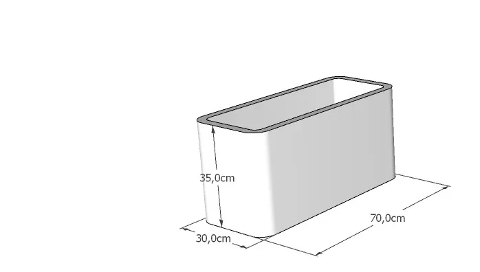 Best quality Italian Plastic Vase for Garden