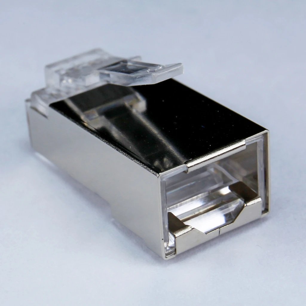 
Easy Plug Shielded STP 1row design CAT6 CAT5E RJ45 Thru for network 
