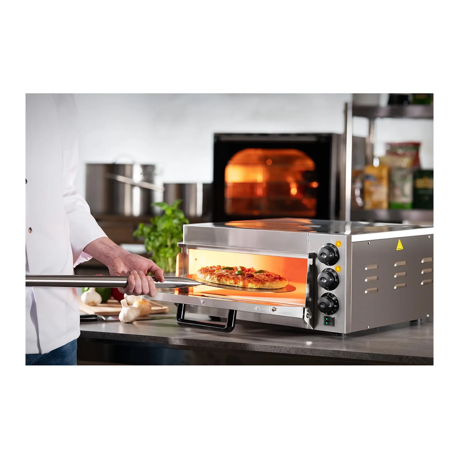 Commercial Kitchen Equipment Stainless Steel Electric Toaster and Pizza Oven from Manufacture for Bakery Use