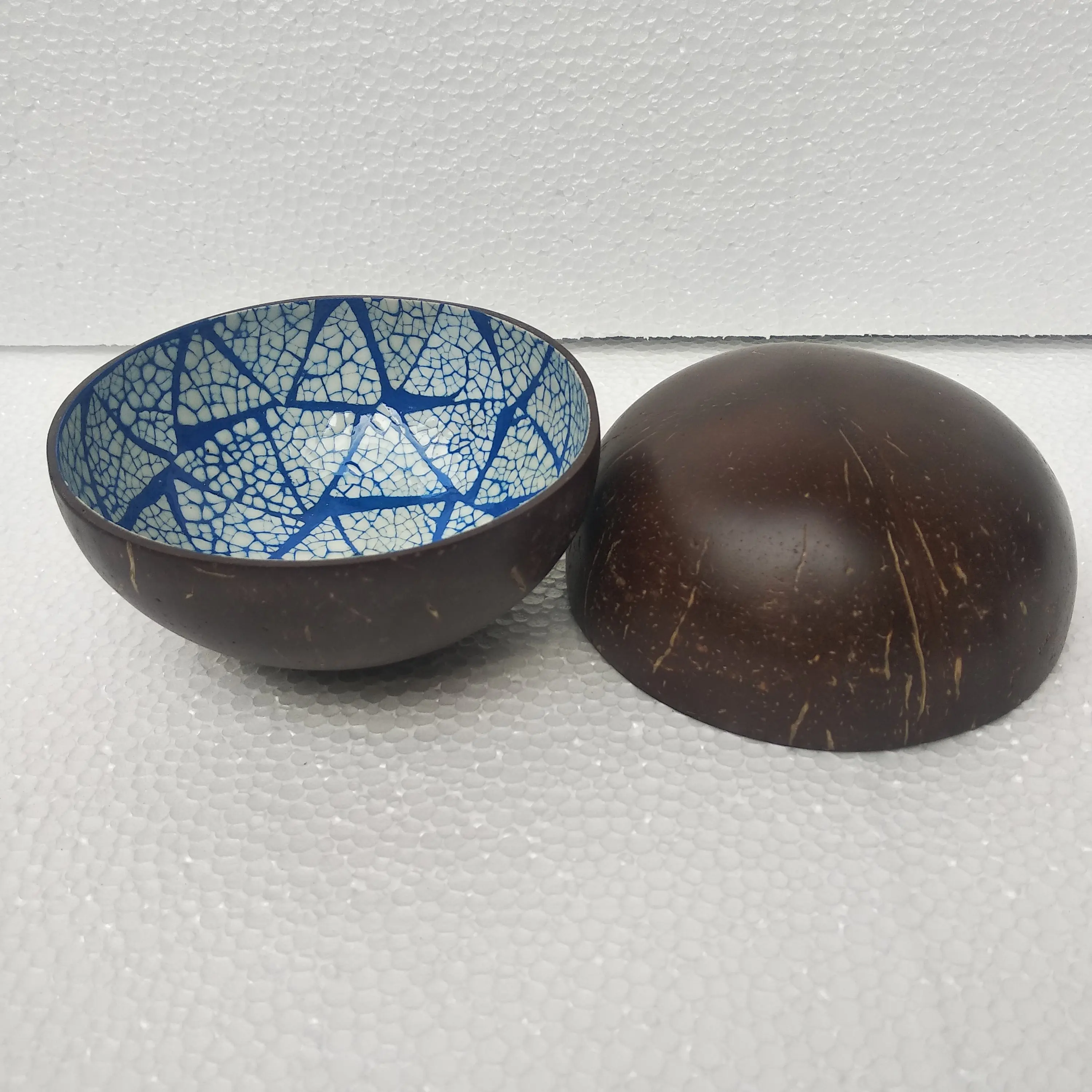 Оптовая продажа, миски на заказ, Экологически чистая чаша из натуральной скорлупы кокоса ручной работы