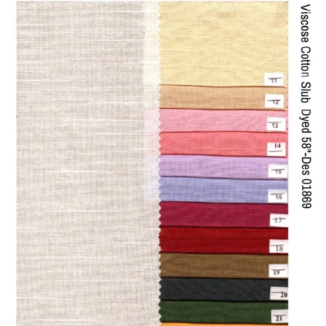 new moss crepe, polyester thai silk, cotton viscose and cotton sateen plain dyed fabric collection
