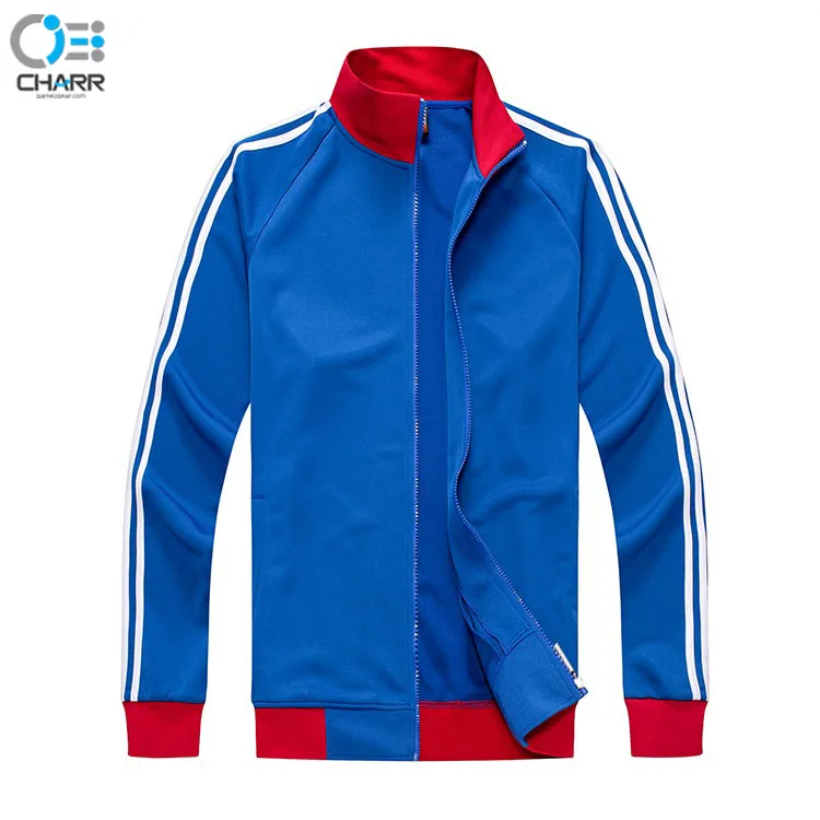 Wholesale Custom Cheap Man Leather Sport Fitness Jacket For Men Running Wear Breaker Jacket