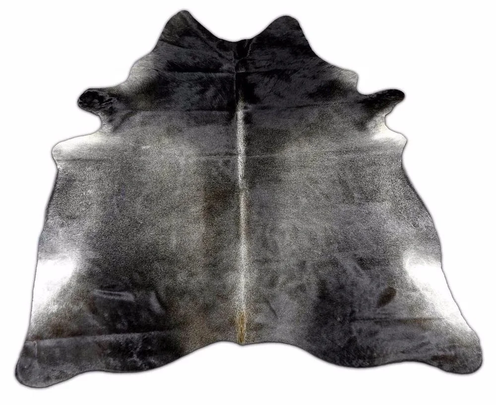Grey Cowhide Real Leather Hair-on for home and office indoor and outdoor decoration Handmade Carpets and Rugs