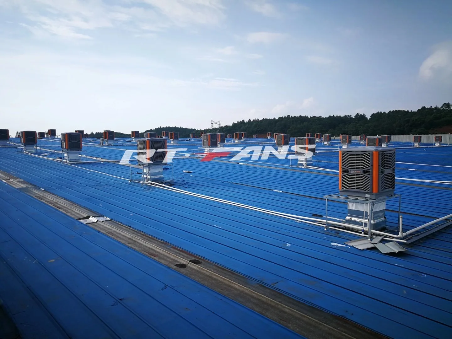 RTFANS 2021 NEW  High Quality 20000 cmh evaporative air cooler