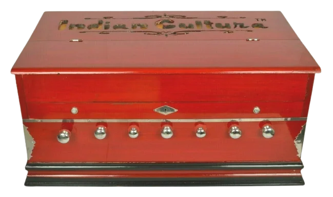 Harmonium 7 Stopper Double Bellow High Class Sound Laying Style Harmonium 39 Key 3.25 Octave Harmonium Long Sustain Sound