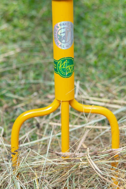 Strong garden pitchfork tool height adjustable, gardening set tools