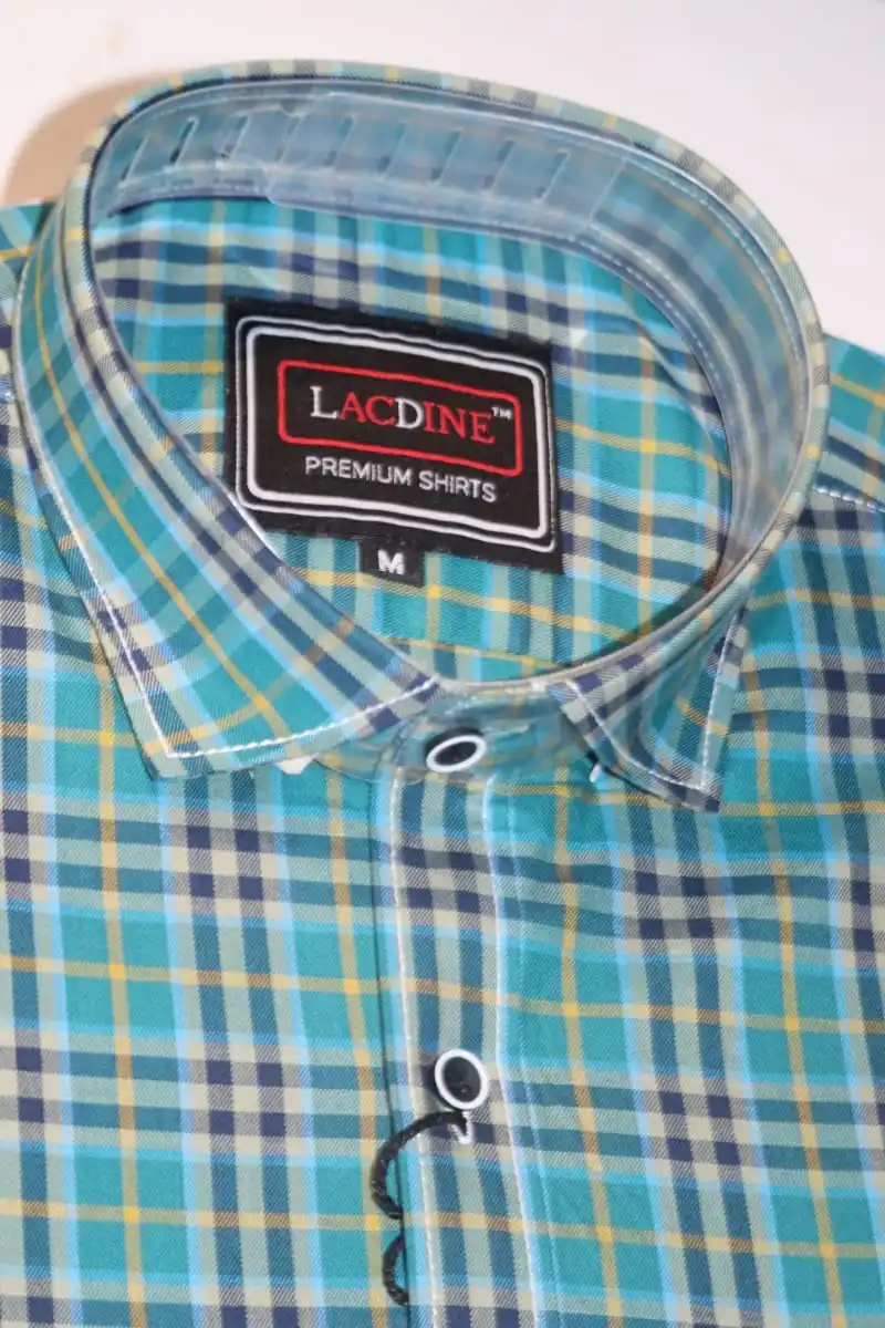  Мужская рубашка из чистого хлопка повседневная одежда с полной посадкой и длинными рукавами