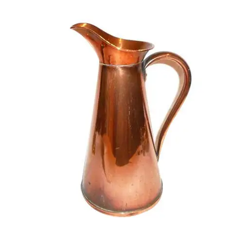 SOLID COPPER BRASS Pitcher for Vodka Whisky Brandy Rum Copper Jug With Small Glasses Manufactured in India