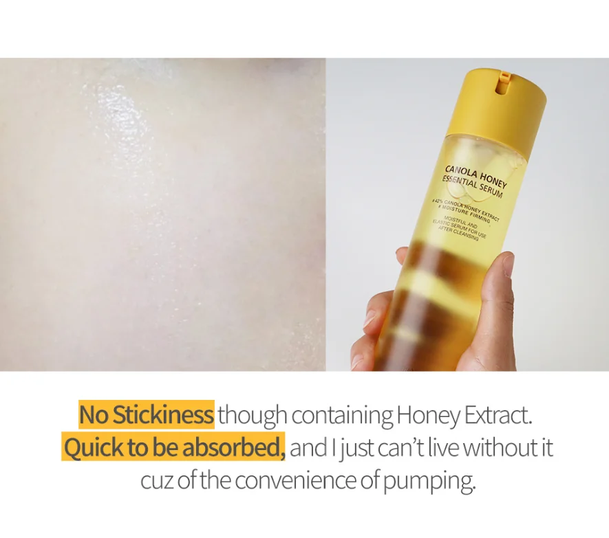 The Yeon Jeju Canola Honey Essential Serum 200ml korean serum hydration moisturizing nourishing anti-wrinkle skin care face care